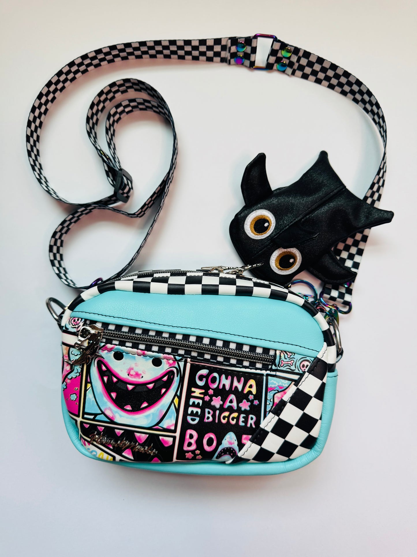 Mini Shark Crossbody Sling Bag