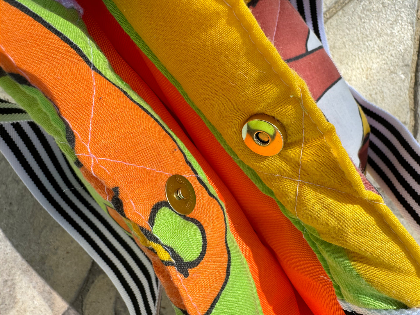 Coyote and Road Runner Upcycled Tote Bag
