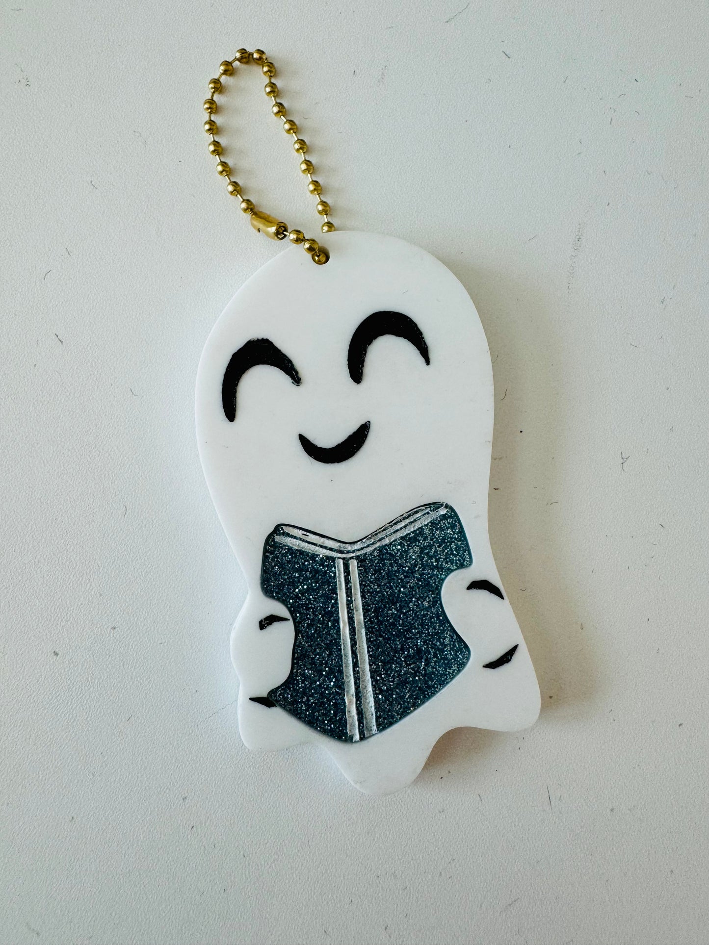 Bookish Ghost Bag Charm