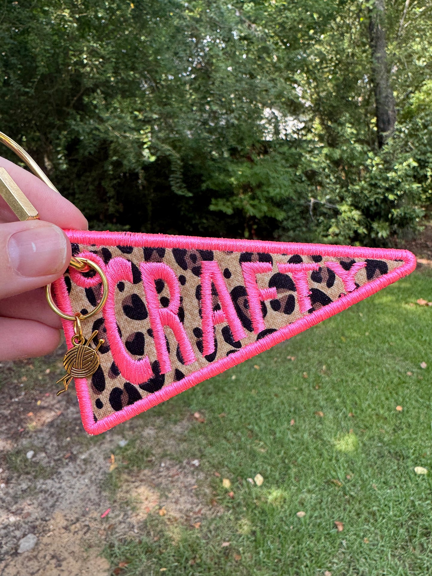 Crafty Pennant Bag Tag