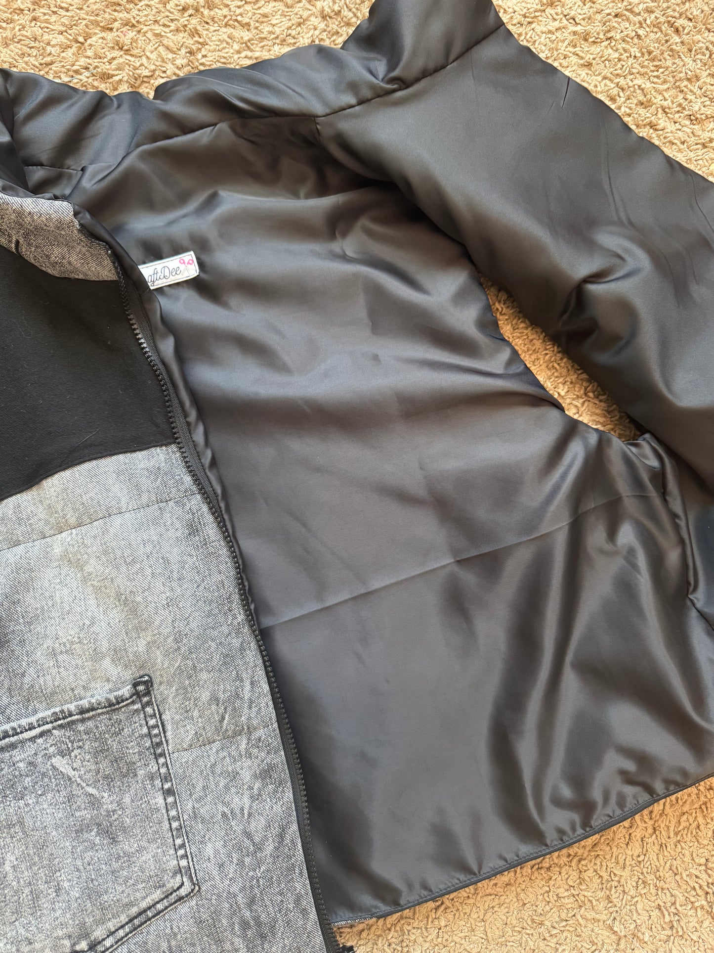 Boston Hockey Upcycled Puffer Vest