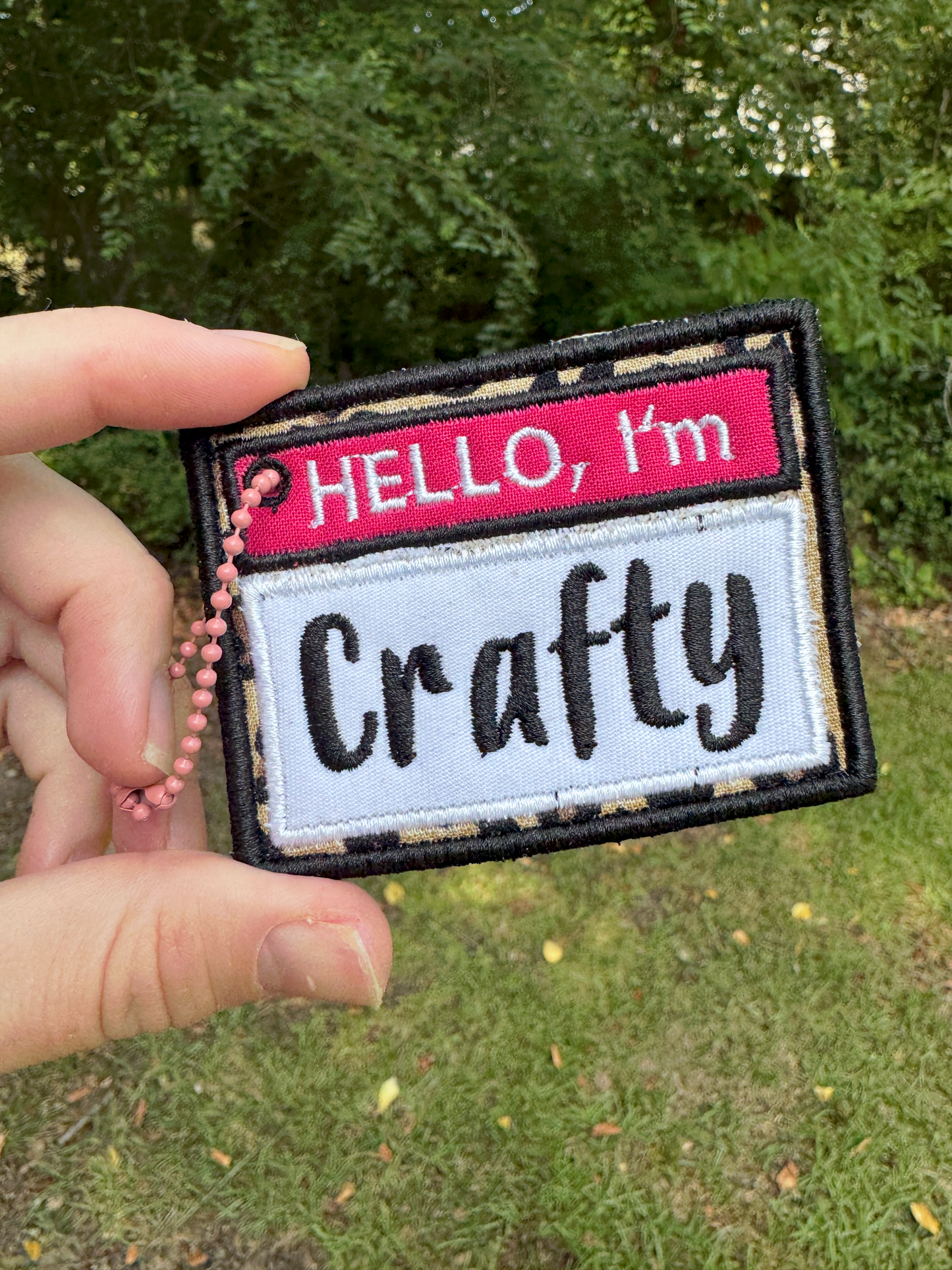 Hello, I'm Crafty Bag Tag