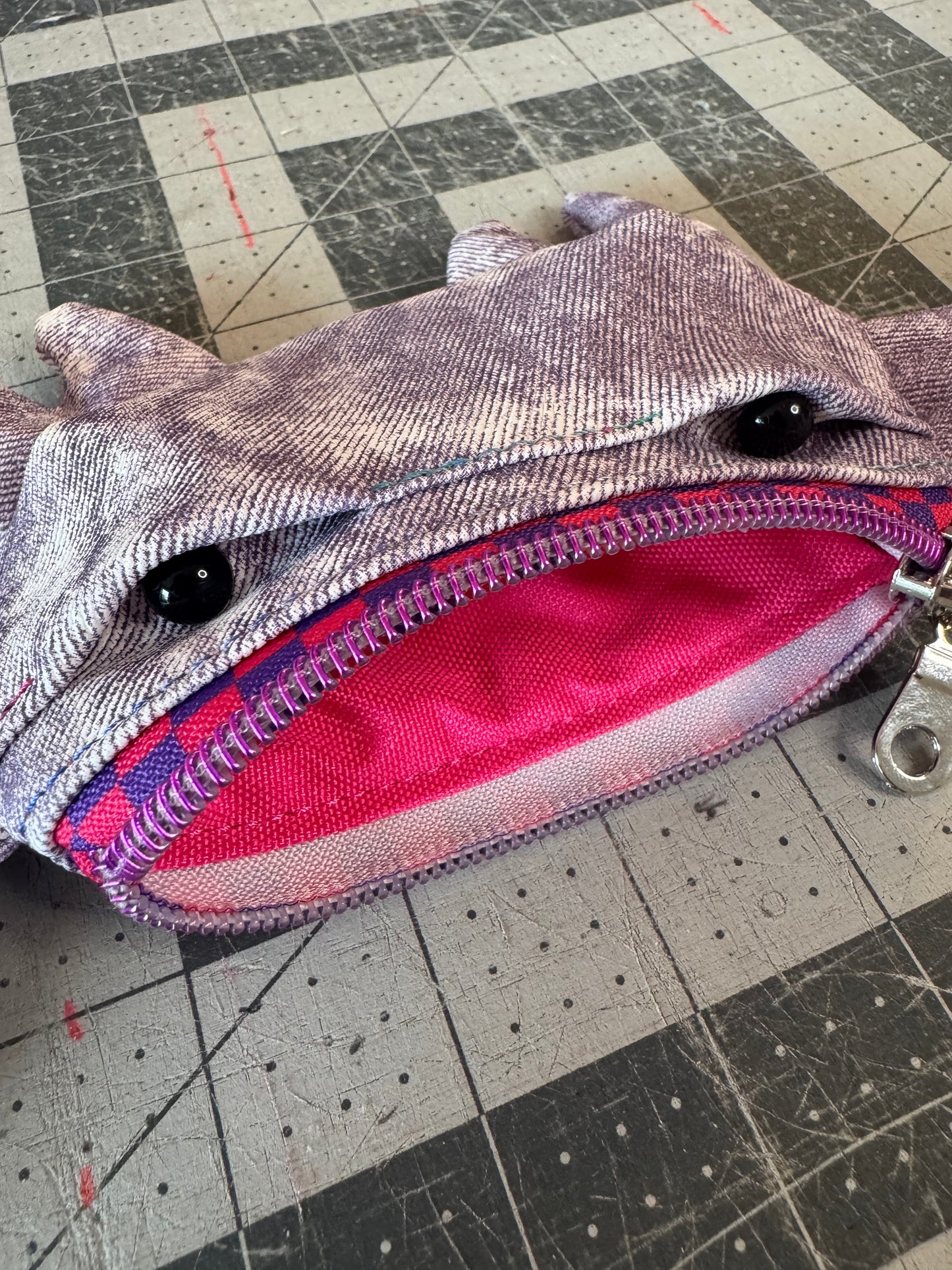 Penelope- Purple Denim Crab