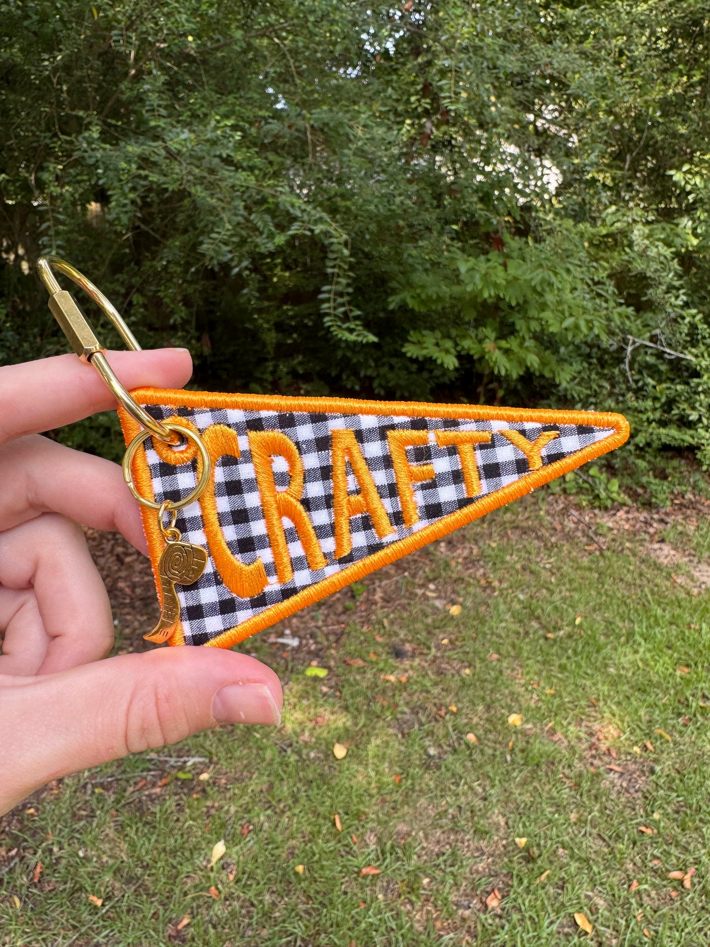 Crafty Pennant Bag Tag