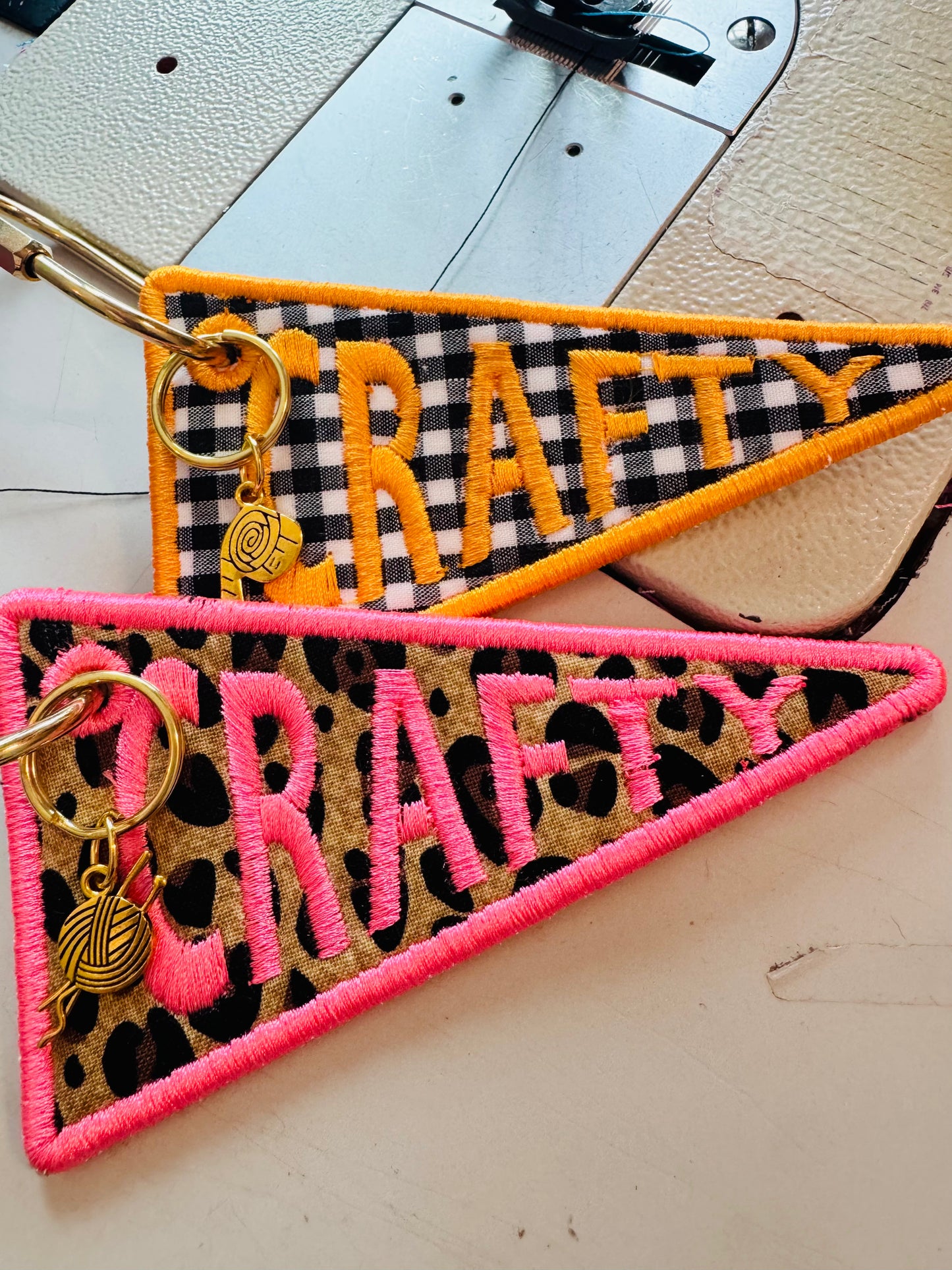 Crafty Pennant Bag Tag