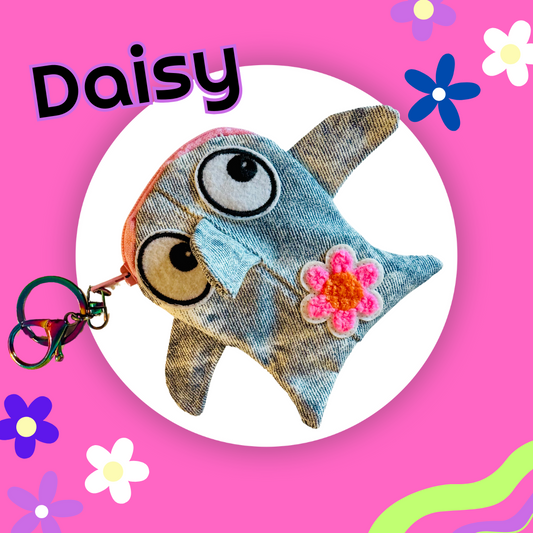 Daisy - Mini Shark Zip Bag