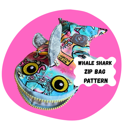 Whale Shark Zip Bag Pattern