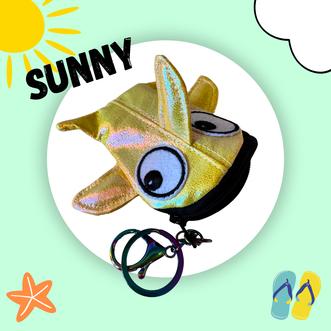 Sunny - Mini Shark Zip Bag